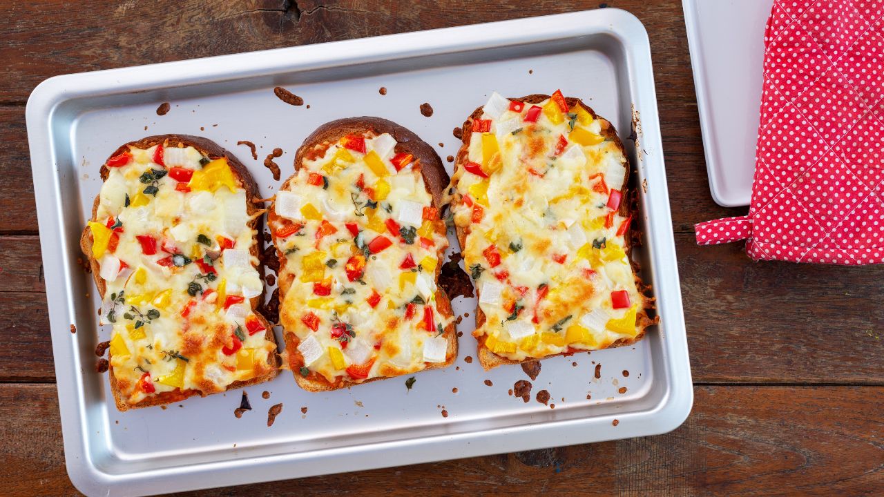Cottage Cheese Pizza Toast
